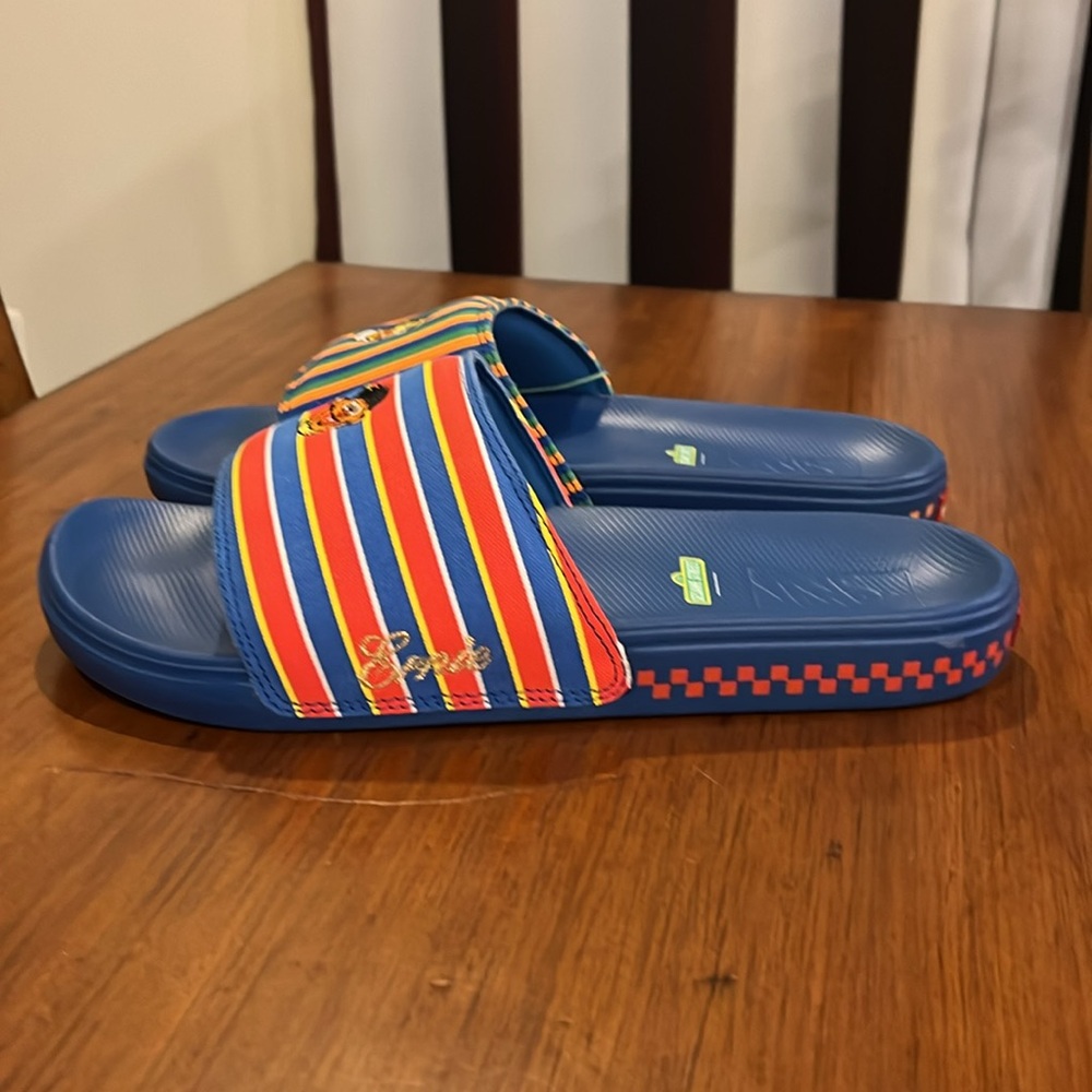 Vans x Sesame Street Bert and Ernie La Costa Slides Sandals Shoes Men’s 13 - Picture 9 of 15